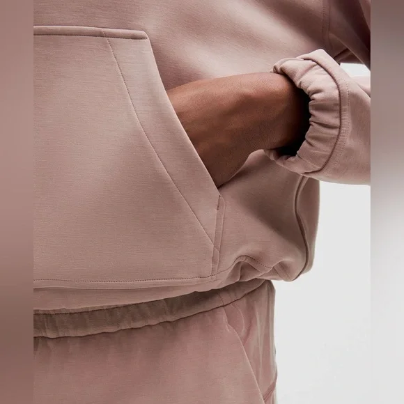 Lululemon•Brushed Softstreme Half Zip Cinch Pullover•Twilight Rose•FLAWLESS•8 - Picture 4 of 16